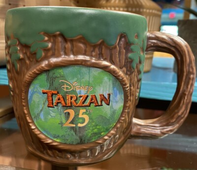 1000点限定 激レア★ターザン TARZAN 額縁 ピンバッジ★ディズニー 2024 Disney Parks Tarzan 25th Anniversary Ceramic Coffee Mug Cup