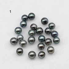 8-10mm Tahitian Pearls Loose Undrilled from Dark to Light Color, 1 Piece