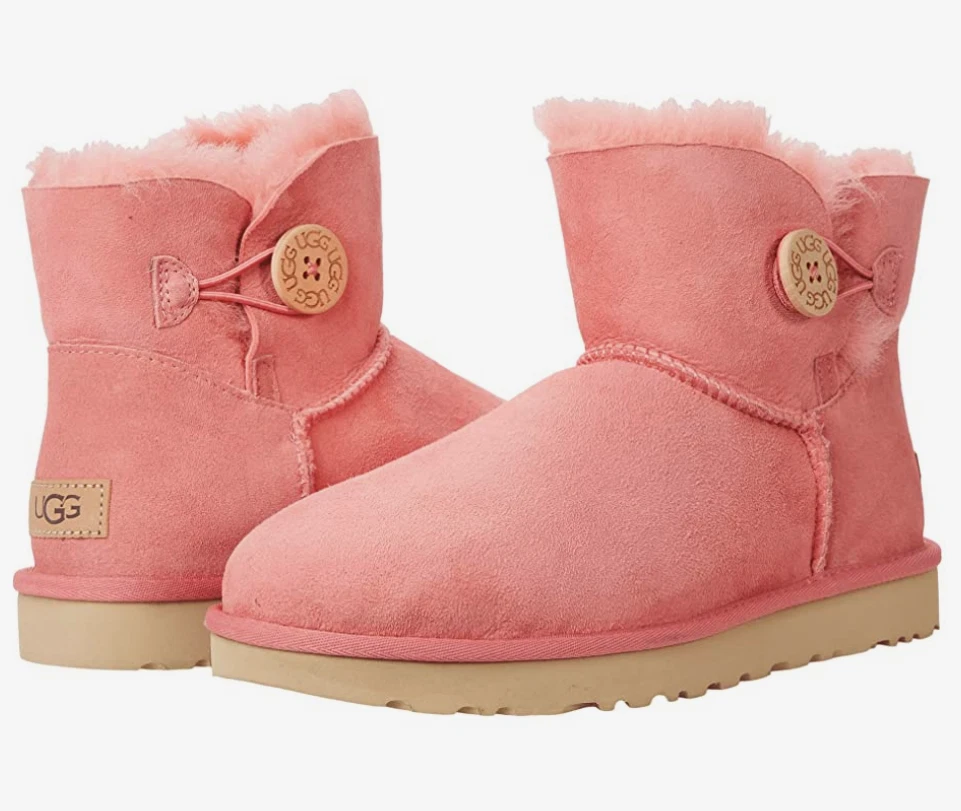 Ugg bailey button clearance pink