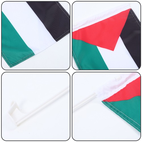 Bandera de Palestina Decorativa Palestina Bandera Nacional Coche Ventana Festival Bandera - Imagen 8 de 12