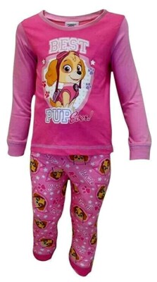 Baby Mädchen Schlafanzug Set lange Hose & Oberteil Paw Patrol Nickelodeon rosa
