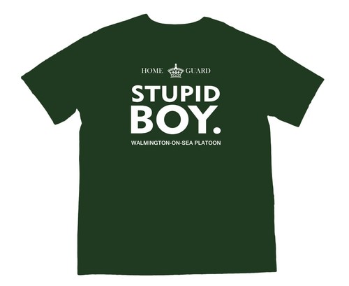 DADS ARMY T-SHIRT platoon home guard ww2 military walmington on sea stupid boy - Picture 19 of 19