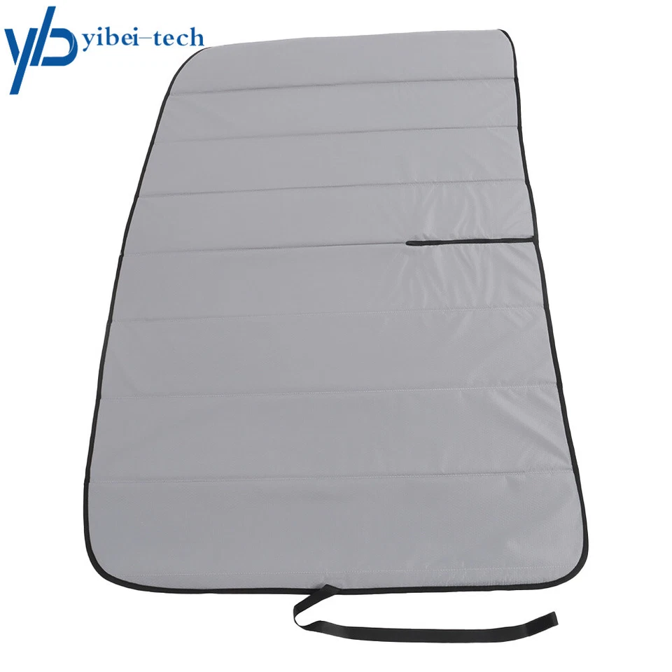 For 2015-2022 Ford Transit Van Right Passanger&Front Window Cover Set Silver - Image 3 of 4