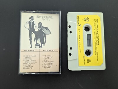 Fleetwood Mac - Rumours - Cassette Tape M5-3010- Paper Labels