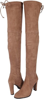 Stuart Weitzman Z83120 Women's Highland High Heel Boots Size 8 B
