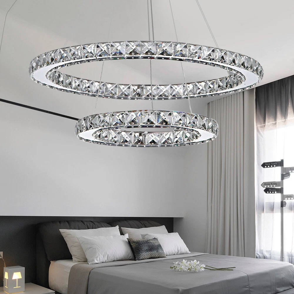 2 ring sale crystal chandelier