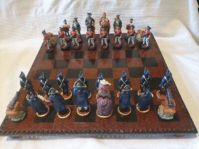 Schachspiel Piraten v Royal Navy und Brett