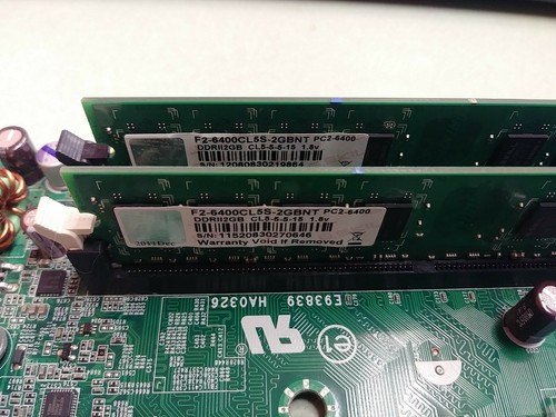 Dell Optiplex 360 Tower Motherboard Socket 775 0T656F T656F / SLB9Y / 2x2GB - Picture 4 of 5