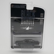 Greenlight 1:64 Black Bandit 1971 Cadillac Coupe Deville Diecast Car Model