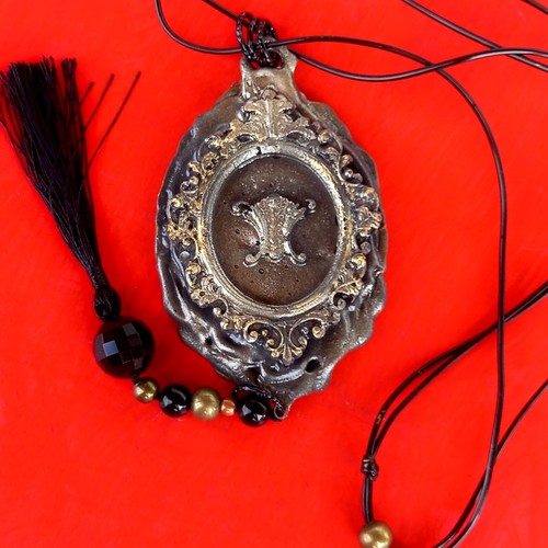 Alchemy Witchcraft Talisman White Black Magic Esoteric Moon Sun Snake Lion Jewel - Picture 2 of 24