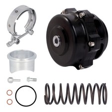 Universal Aluminum 50mm Blow Off Valve Dump Valve Bov With V-band Flange Black Universal Aluminum 50mm Blow Off Valve Dump Valve Bov With V-band Flange Black