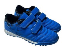 brooman Kids Comfortable Turf Soccer Shoes Athletic Football Shoes Blue