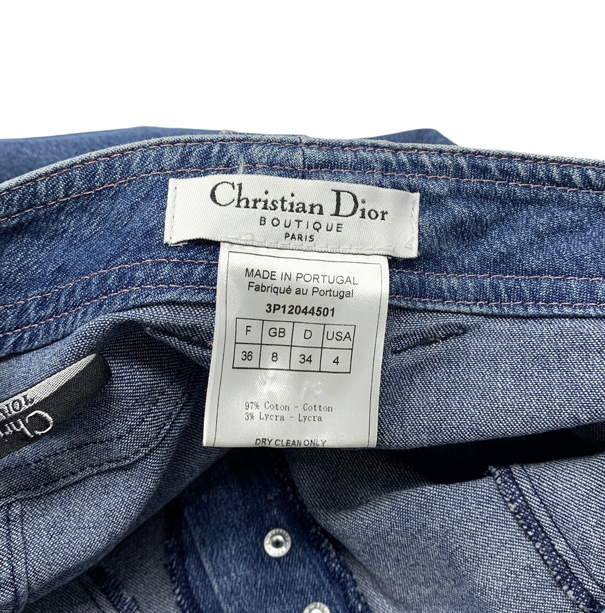 Christian Dior Vintage Logo Jeans #36 Denim Pants Bottoms Christian Dior Vintage Logo Jeans #36 Denim Pants Bottoms