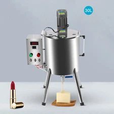15L/30L Lipstick Paste Filler Heating Mixing Filling Machine Stirring Tank 1.5kw