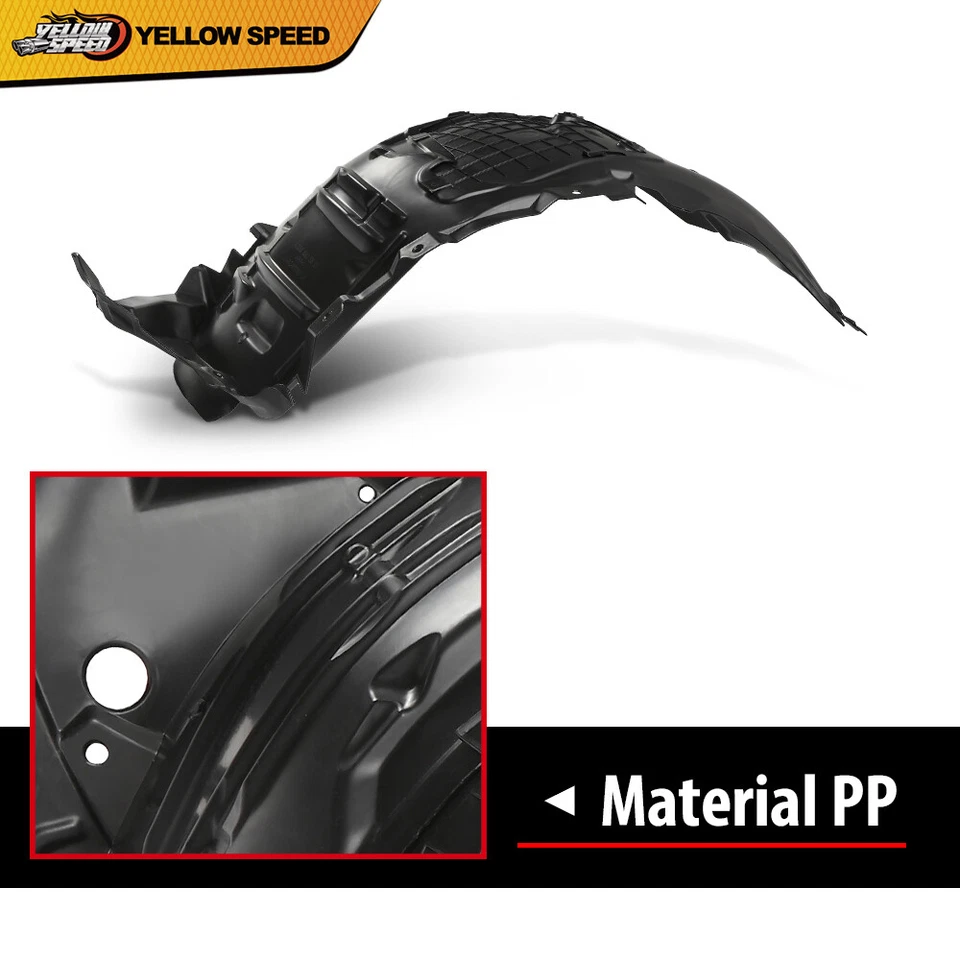 Front Left Side Fender Liner New Fit For 2015-2021 Mercedes-Benz C300 C43/63 AMG - Image 4 of 4