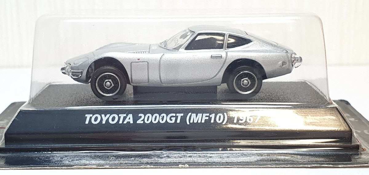 1/64 Konami 1969 TOYOTA 2000GT 2000 GT SILVER MF10 diecast car