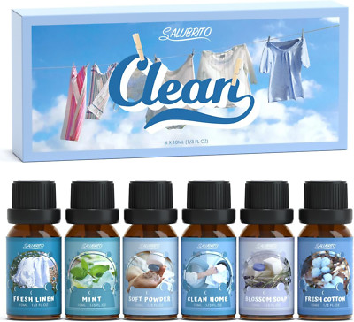 SALUBRITO Sauber Ätherische Öle Set, Naturrein Aromatherapie Duftöl Für Diffuser