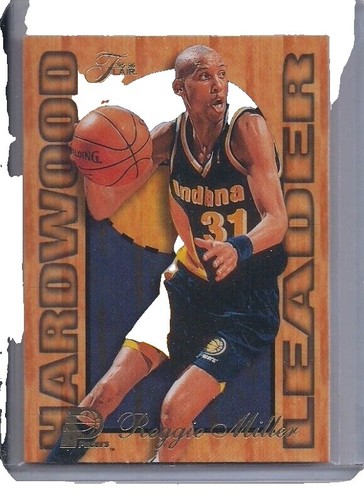 Reggie Miller 96-97 Finest Gold Refractor Pacers HOF Basketball 