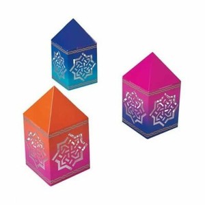 6 Arabian Nights Lantern Centerpieces Colorful Table Decorations