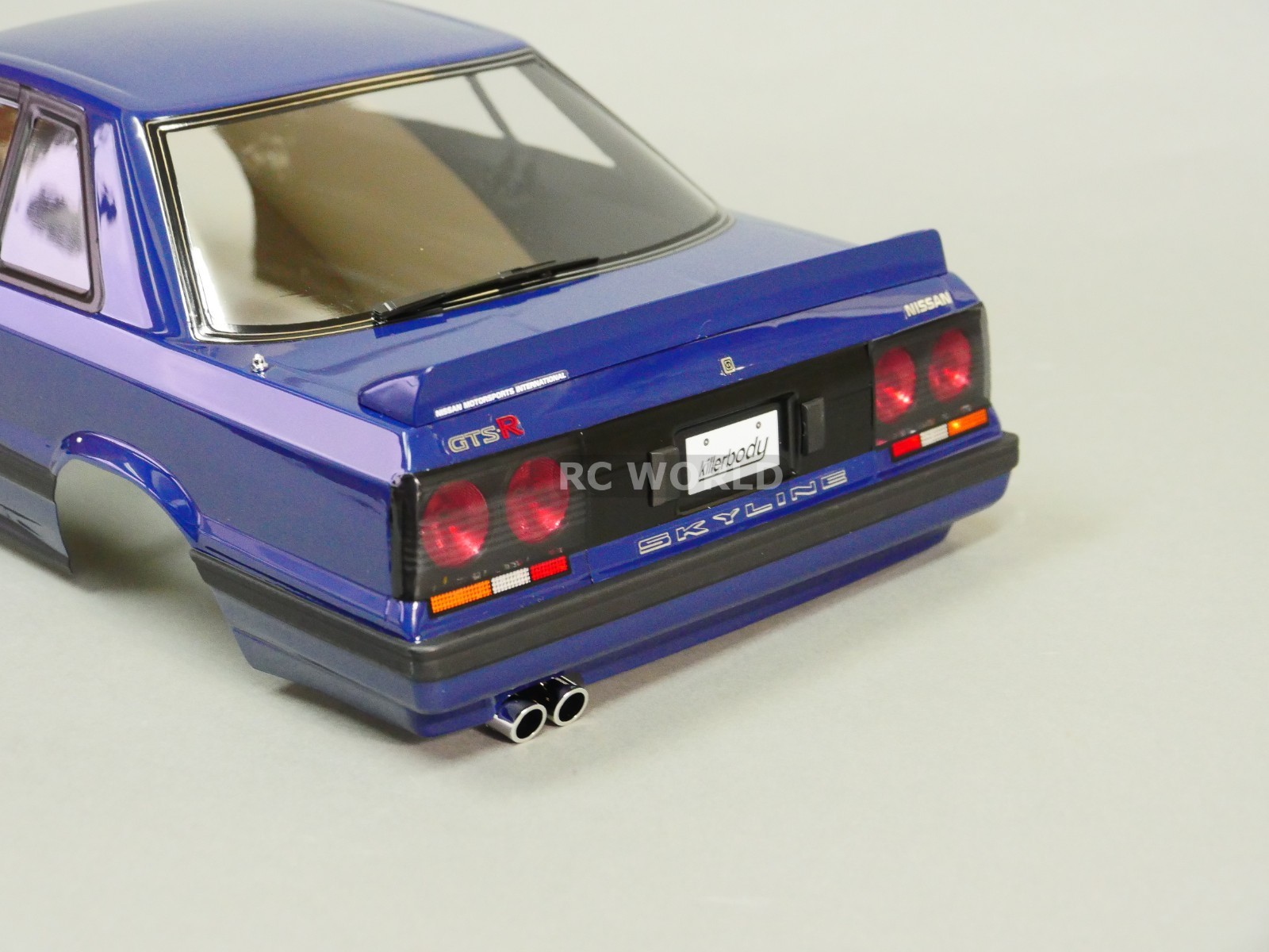 1 10 Rc Car Body Shell Nissan Skyline R31 190mm Finished Blue Ebay