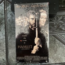 "HAMLET" ~ VHS, 1991 ~ MEL GIBSON, GLENN CLOSE ~ An Extraordinary telling  