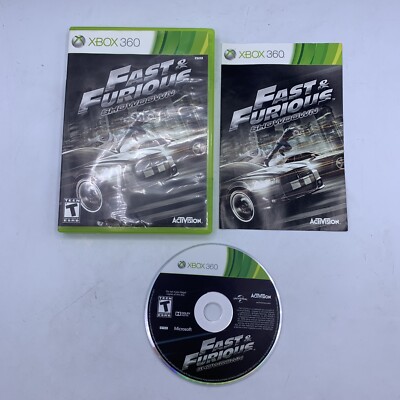 Fast & Furious: Showdown (Microsoft Xbox 360, 2013) Complete W/ Manual
