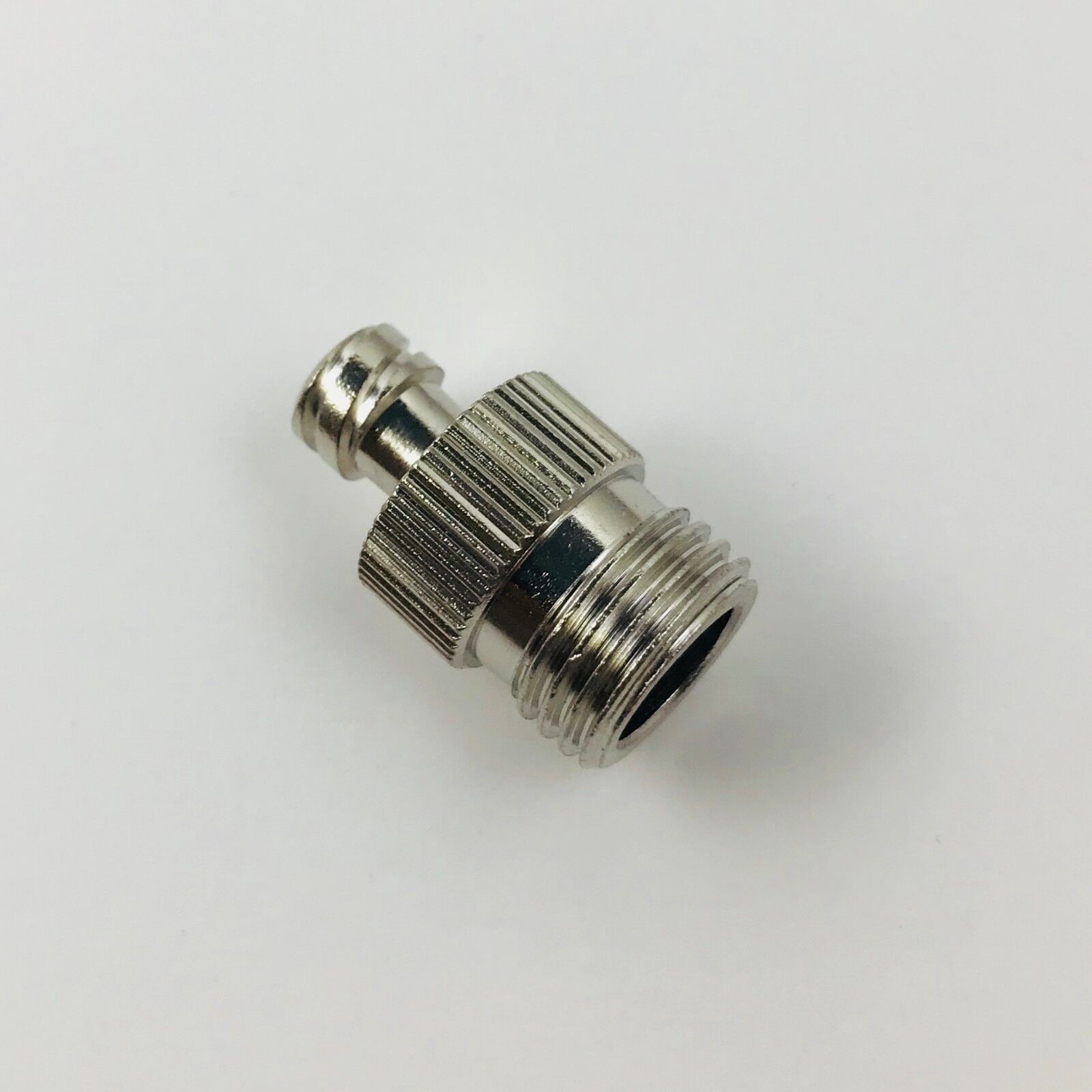 Female luer x Female luer Cadence Nickel-Plated Brass Fittings