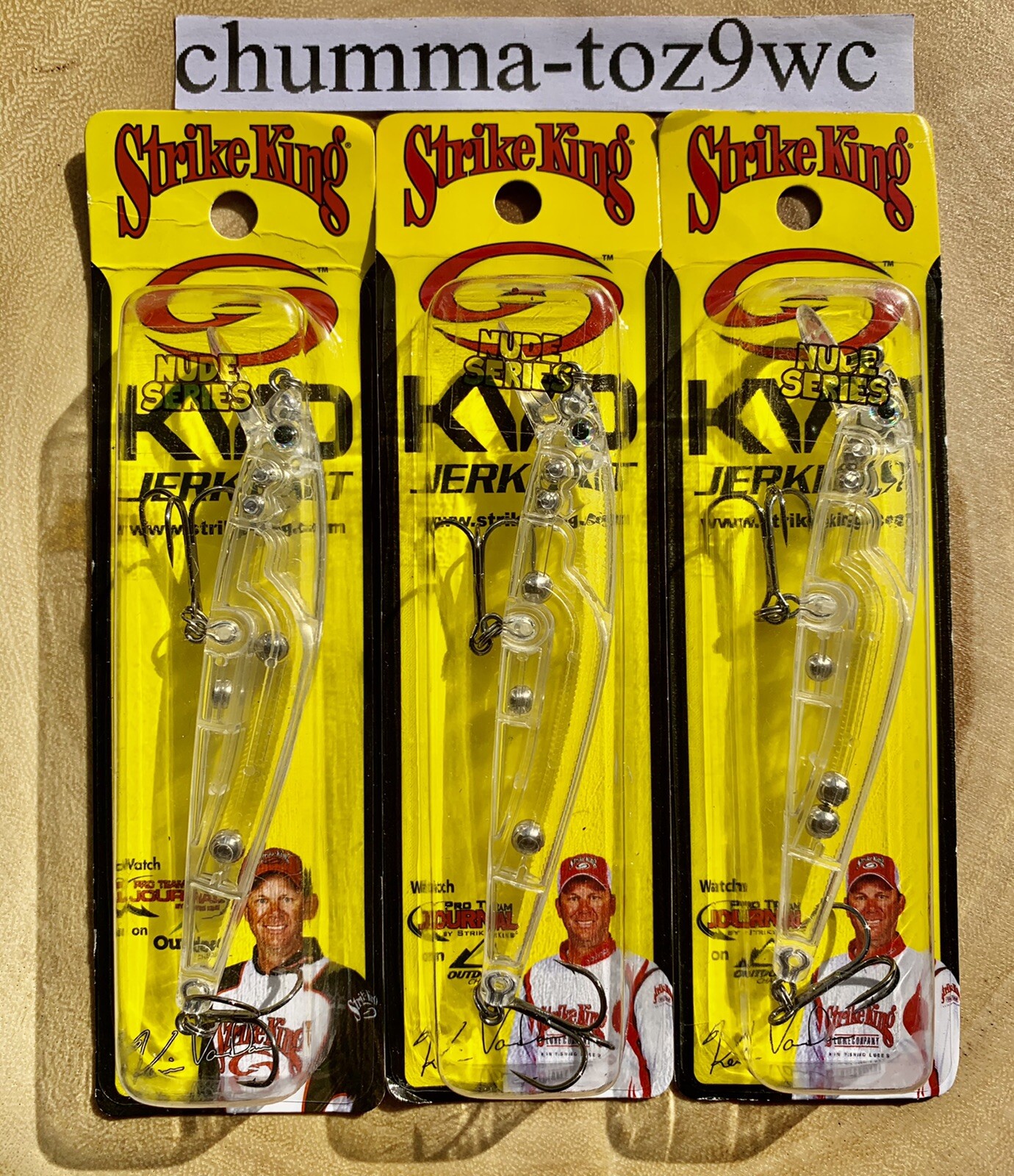 KVDJ200 (Lot Of 3) Suspending Jerkbaits, Strike King, Bass Fishing! NWT! - Image 12