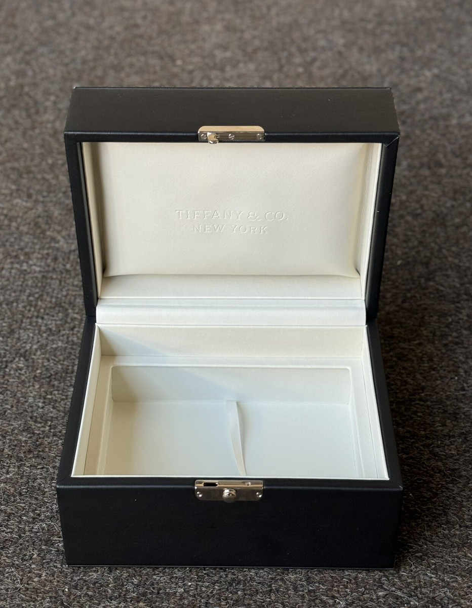 Tiffany & Co New York Watch Black Display Case Box Jewelry