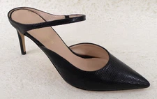 NEW GRIGIARANCIO Retail $358 LEATHER POINT TOE SLIP ON HEELS Made in ITALY Sz. 7