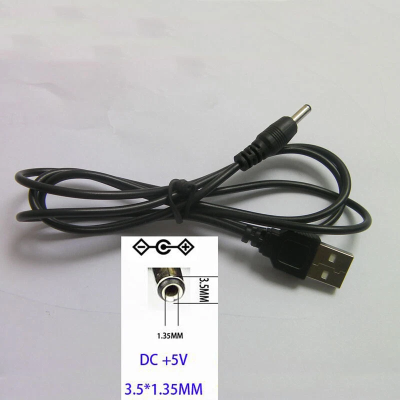 Universal USB Male To DC 3.5X1.35mm Charger Cable Power Tablet PC Small Speaker - Image 3 of 4