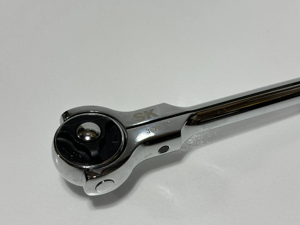 NUEVO SK Tools Profesional Roto-Head Completo Giratorio Flex Cromo 3/8” Trinquete de Accionamiento Foto 2 de 4