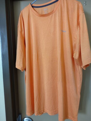 2 Reebok Shirts Mens 3XL XXXL 1 Red & 1 Orange Short Sleeve Lightweight Athletic - Afbeelding 1 van 8
