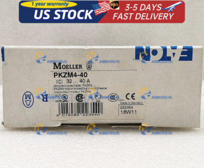 New In Box EATON MOELLER PKZM4-40 Circuit Breaker