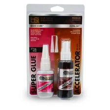 Maxi Cure Frag Glue / Insta-Set Combo Pack (3 oz. Combined), Clear - Bob Smith I
