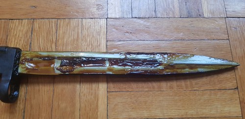 ** RUSO ** COMO NUEVO SIN USAR 6x2 CUCHILLO MILITAR DE LUCHA con percha de vaina CCCP - Imagen 2 de 12