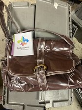 Kalencom Laminated Buckle Bag Brown Corduroy Bottle Bag Zip Pouch Changing Pad