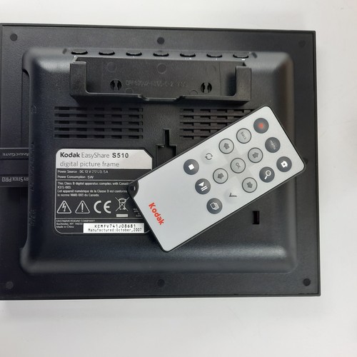 Kodak EasyShare S510 5.6-Inch Digital Picture Frame Black New In Box Accessories - Picture 22 of 24