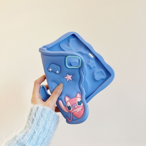 3D Wave Lilo Stitch Silicone Case For iPad 7/8/9th Gen 10.2' Mini 6 Air4 11' UK - Picture 6 of 11