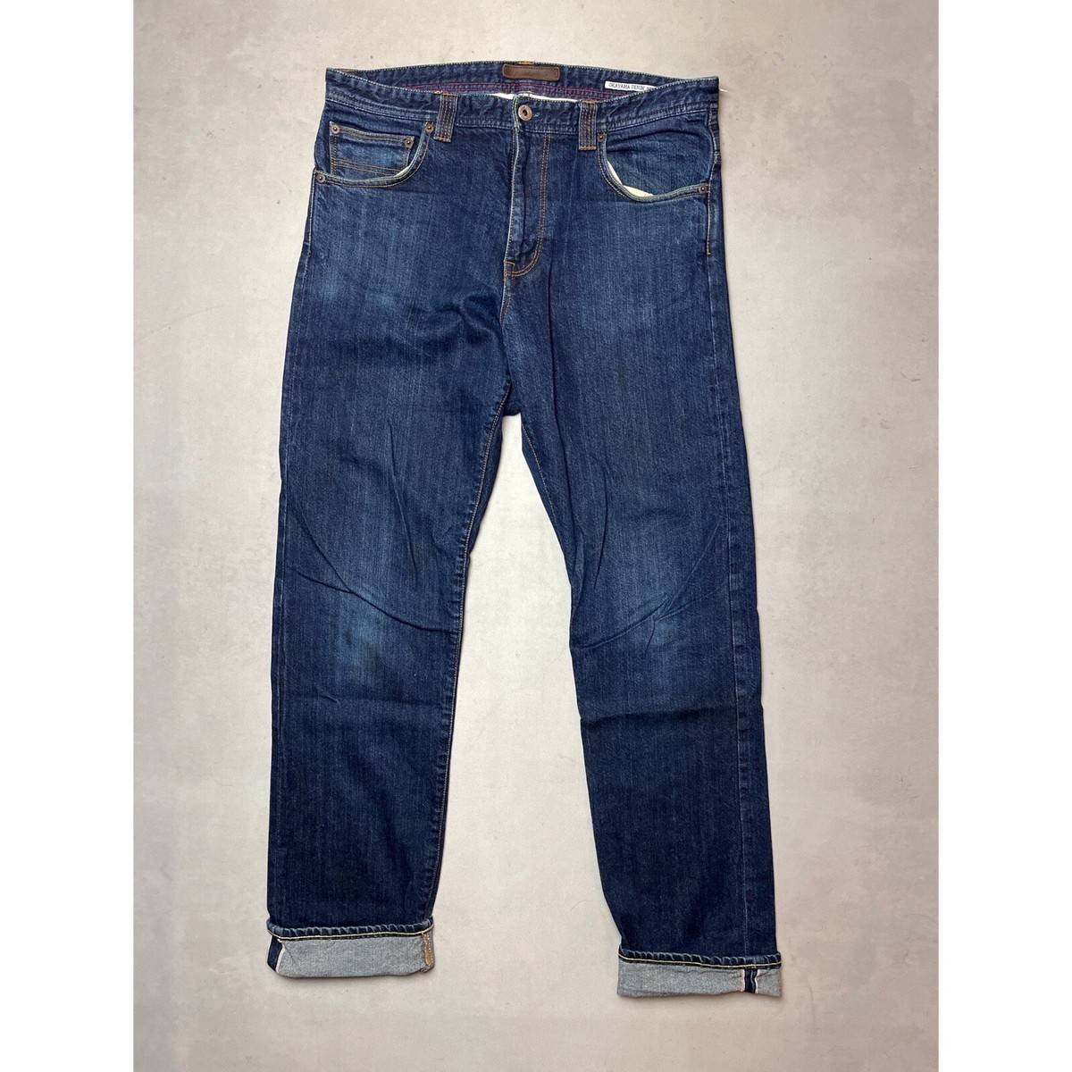 Grand Global Selvedge Buckleback Denim Jeans Okayama Japan Grand Global Selvedge Buckleback Denim Jeans Okayama Japan