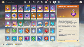 Genshin Impact AR 59 NA - Xiao C6 - Furina C6 - Hu Tao C6 - Venti C6 - Klee C6