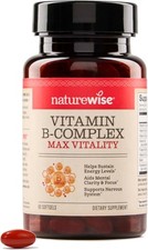 Vitamin B Complex for Women and Men - with Folic Acid Biotin B1 B2 B3 B6 B12