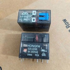 2PCS HF115FP-024-2Z4B Relay 24VDC 8Pin 8A 250...