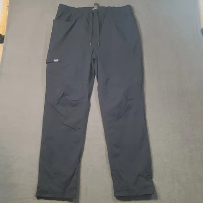 Eddie Bauer Lined Cargo Pants Men Large Gray Guide Pro Fleece Lined Hiking - Image 1 of 4
