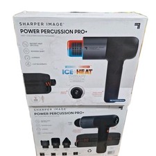 Sharper Image Power Percussion Pro Hot  Cold Percussion Massager - NEW