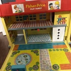 Vintage Fisher Price Play Family Childrens Hospital w/ Accessories Ambulance