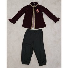 Disney Store Captain Hook Halloween Costume Boys 4-6 Jacket Pants MULTIPLE FLAWS