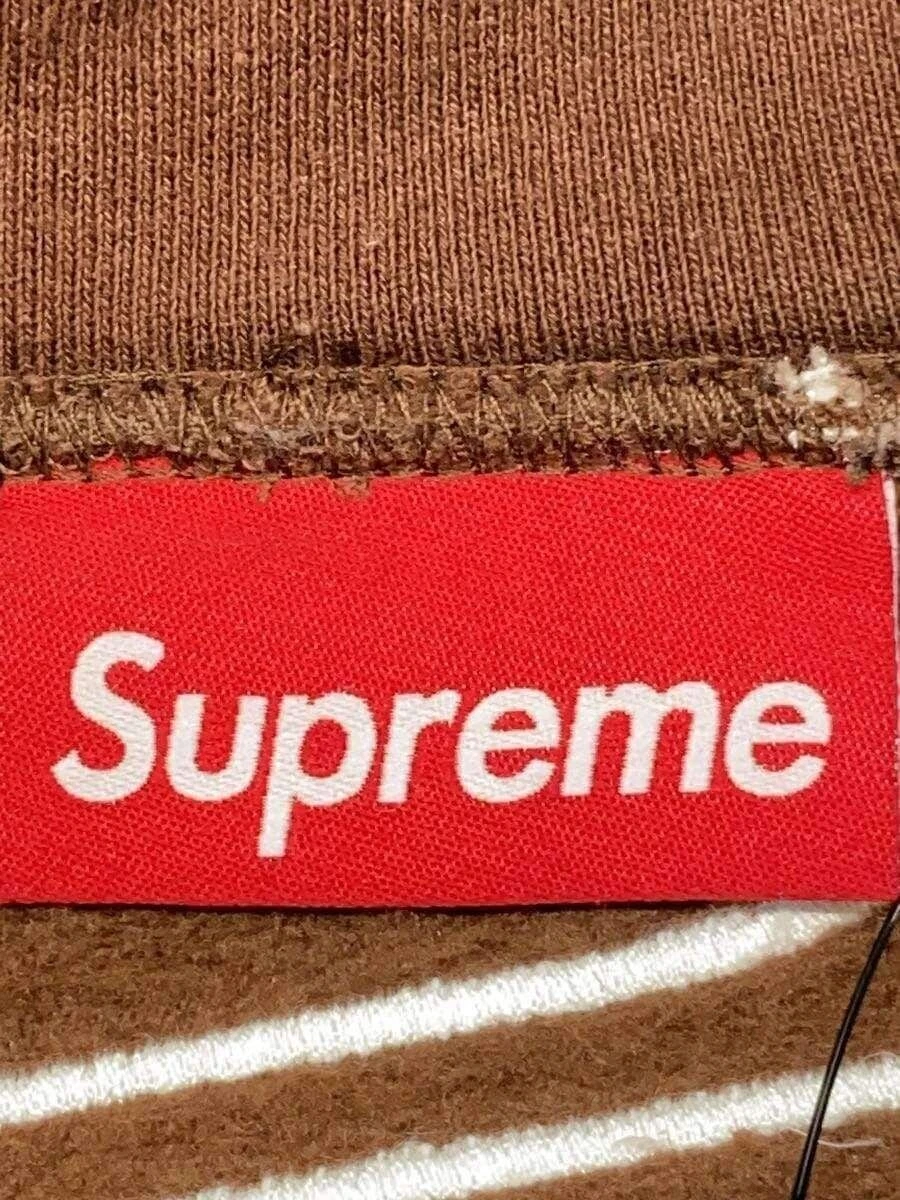Supreme Felpa con Cappuccio 24FW Raso Applique Felpa con Cappuccio L Cotone BRW Usata