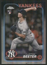 2024 Topps Chrome Update #USC118 Clayton Beeter RC New York Yankees 44525