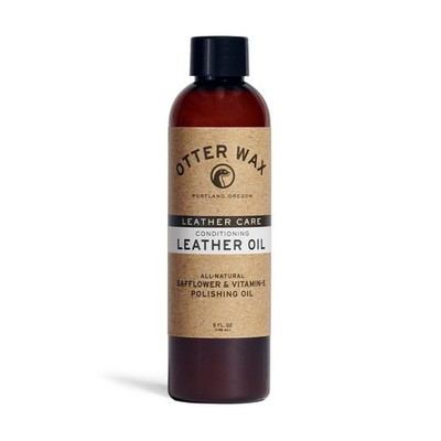 Otter Wax Leather Oil | 5 oz | Cleaner & Conditioner 5 Fl Oz, Neutral 